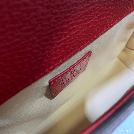 First bag ru belt GG bag-16.5*10*5cm Marmont Gucci 0815